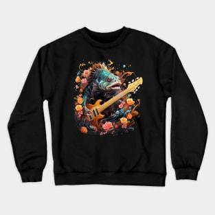 Oarfish Playing Guitar Crewneck Sweatshirt